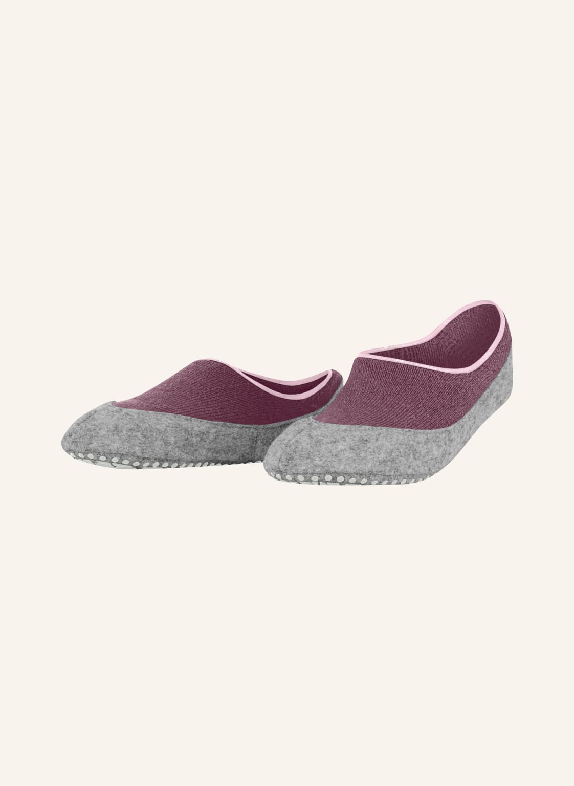 Falke Skarpety Antypoślizgowe Cosyshoe Z Wełny Merino lila