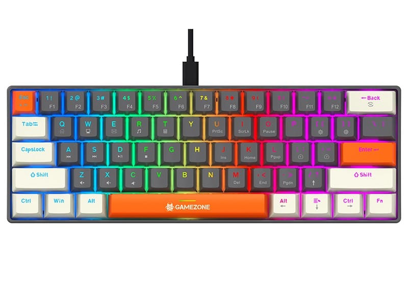 Tracer GameZone Claws 61 przewodowa mechaniczna szara TRAKLA47873