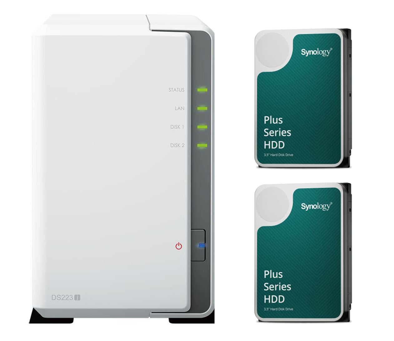 Synology DS223j (2x 16TB HDD HAT3310-16T)