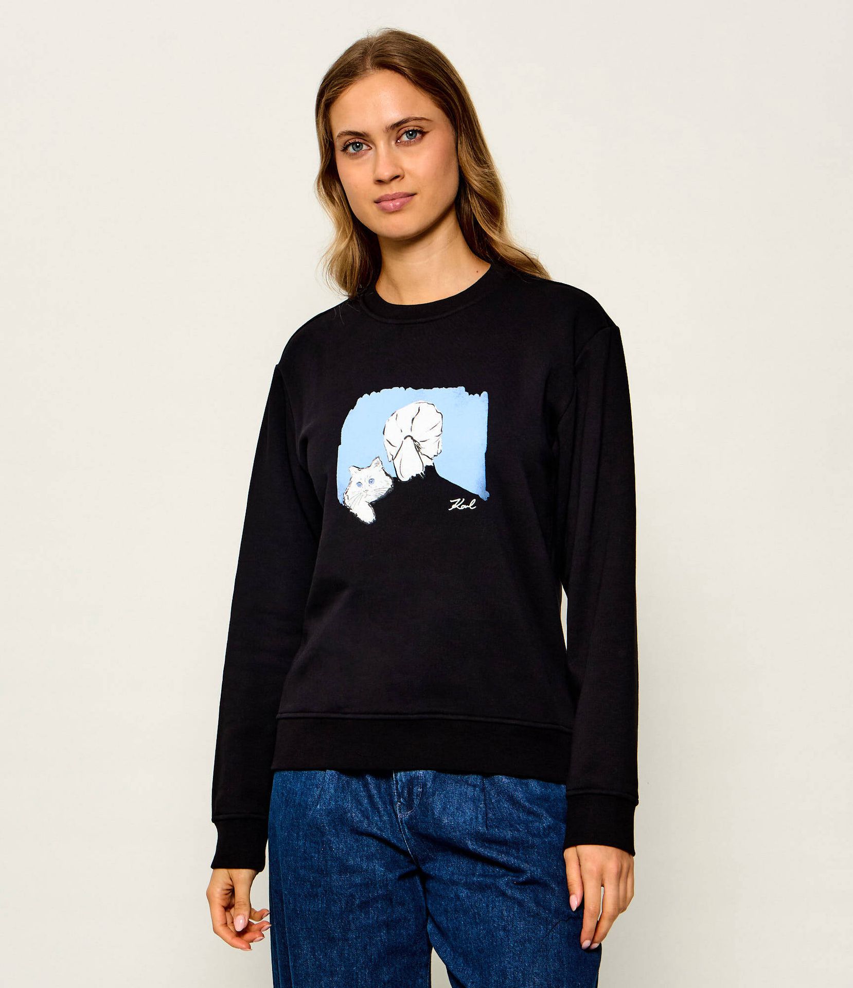 Karl Lagerfeld Bluza Portrait Relaxed fit
