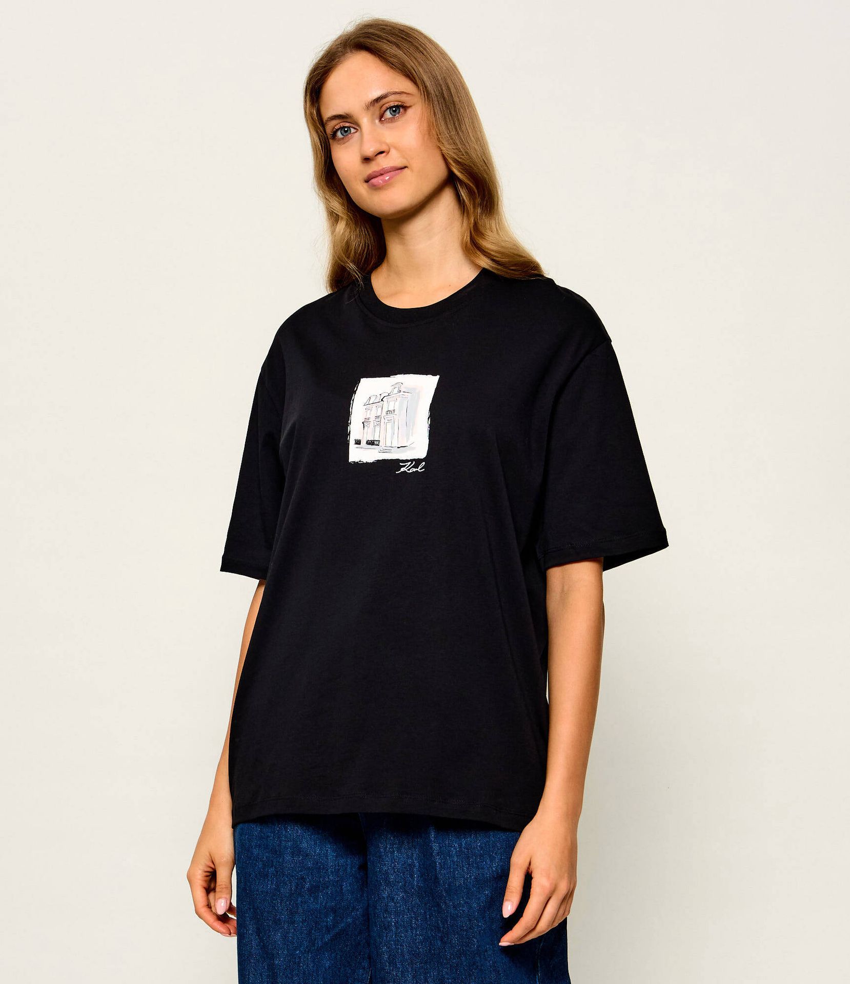 Karl Lagerfeld T-shirt Sketch Oversize fit