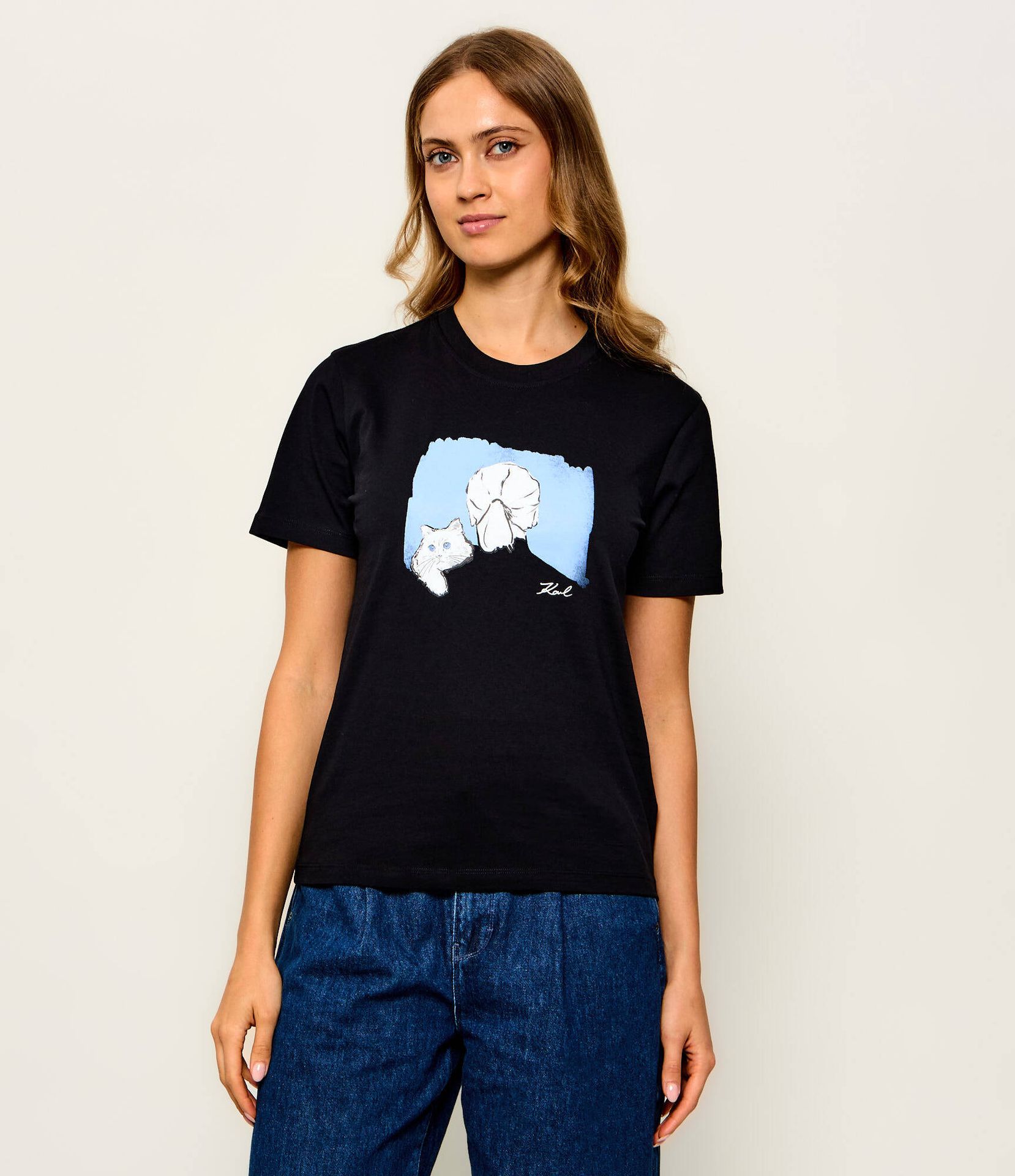 Karl Lagerfeld T-shirt Portrait Regular Fit
