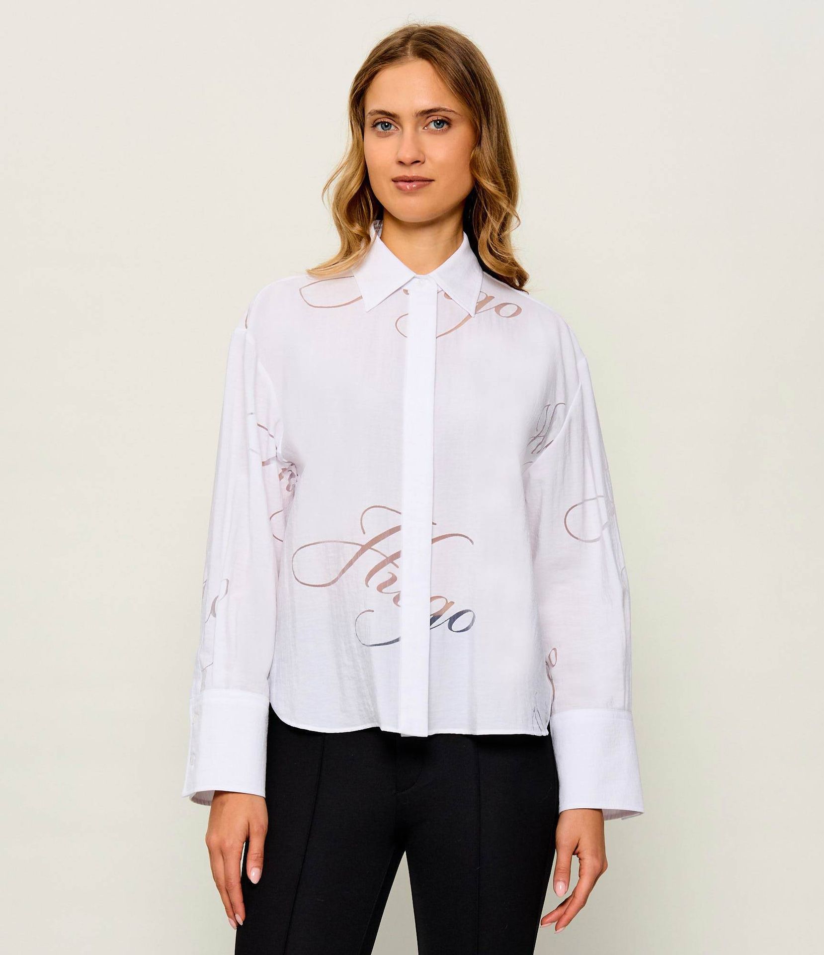 HUGO Koszula Echinacea Oversize fit