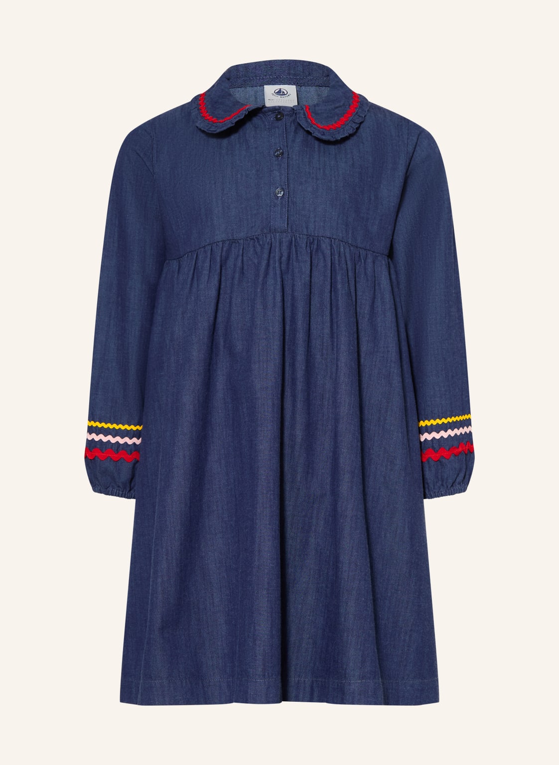Petit Bateau Sukienka Dżinsowa blau