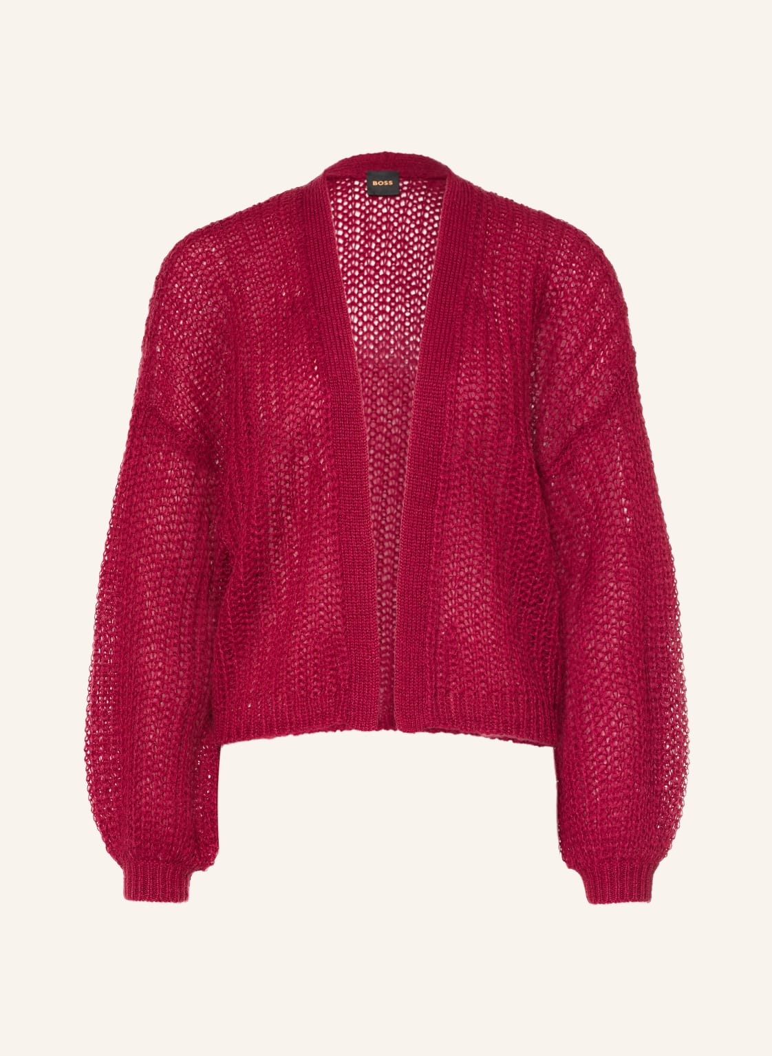 Boss Kardigan Furgovia Z Moherem rot