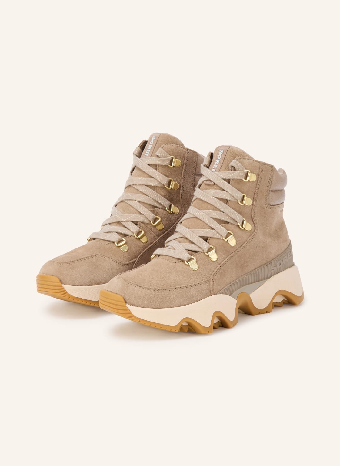 Sorel Botki Sznurowane Kinetic™ Impact beige