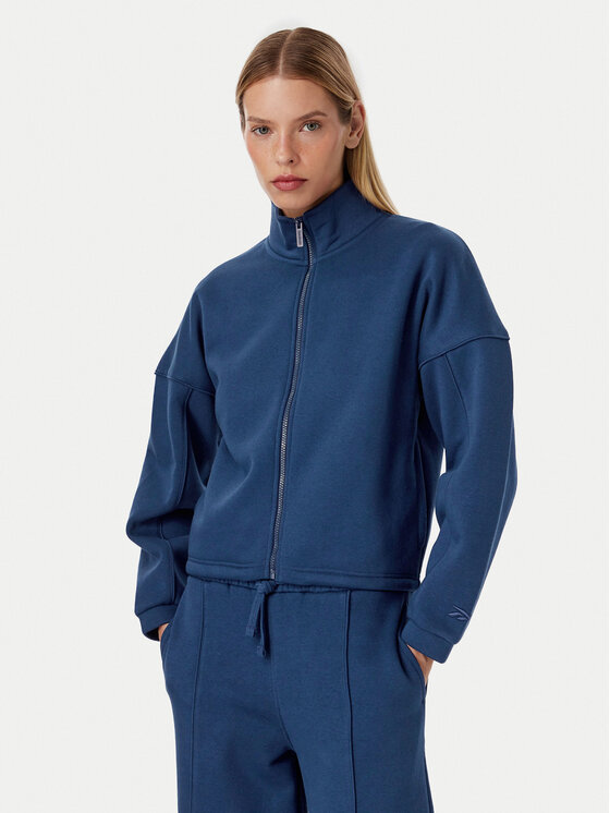 Reebok Bluza Lidka RK25979CCW Granatowy Relaxed Fit