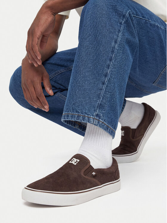 DC Shoes Tenisówki CEO-LEA-ZL-0010M Brązowy ciemny