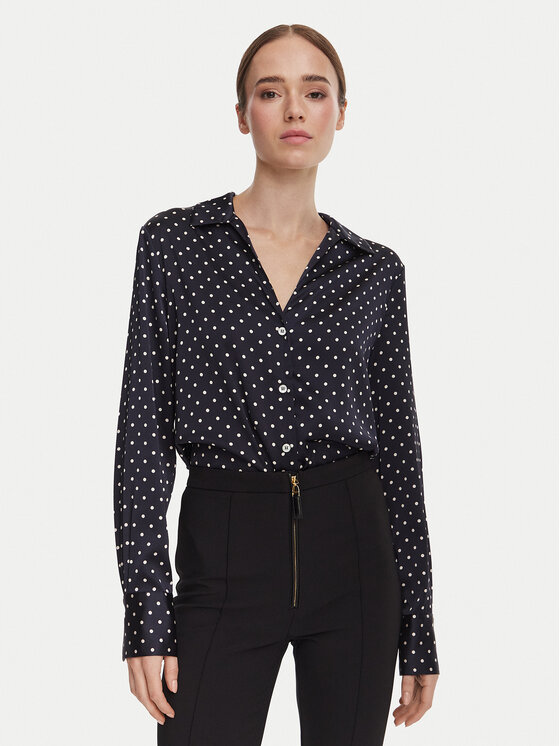 Guess Koszula W6YH23 W2946 Granatowy Regular Fit