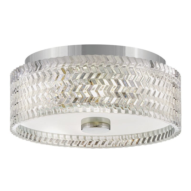 Plafon ELLE chromowany przezroczysty 2xE27x60W wym:12,5x30,5x30,5cm IP20 Hinkley