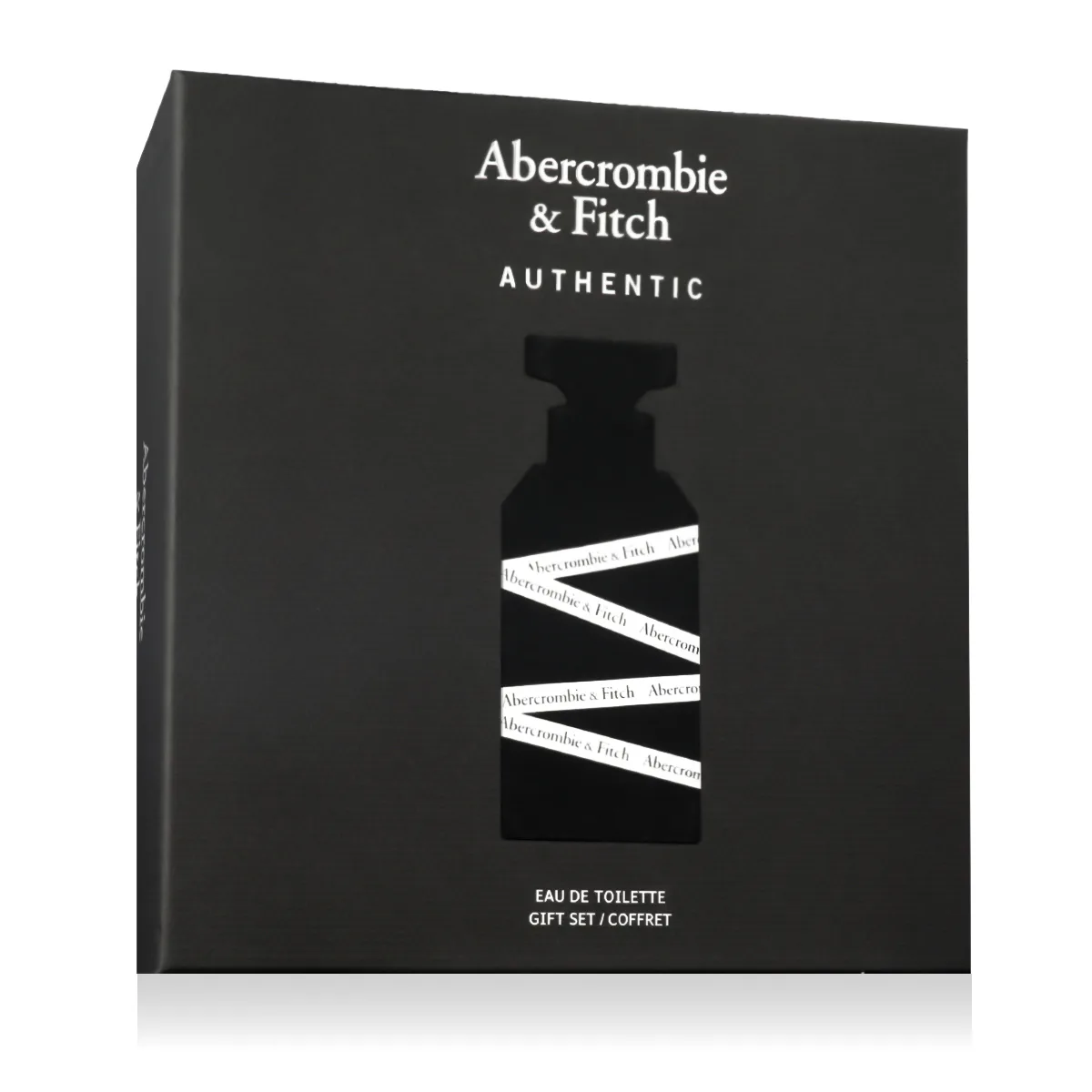 Abercrombie & Fitch Authentic Man zestaw dla mężczyzn Woda toaletowa 50 ml + Żel pod prysznic 200 ml opcja Grey cover