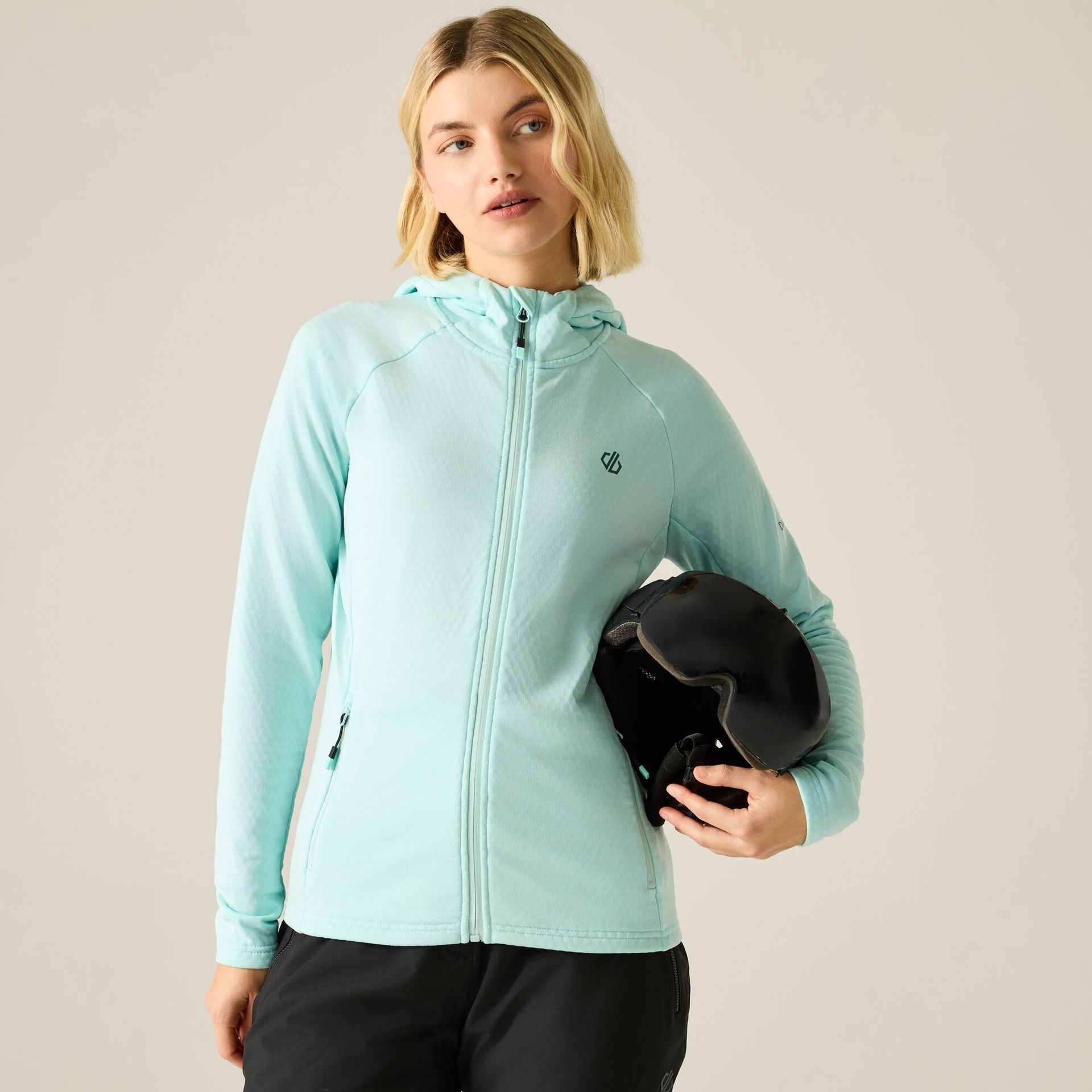 Dare 2b Bluza damska rozsuwana Ventura Hooded Niebieski, Rozmiar: 46