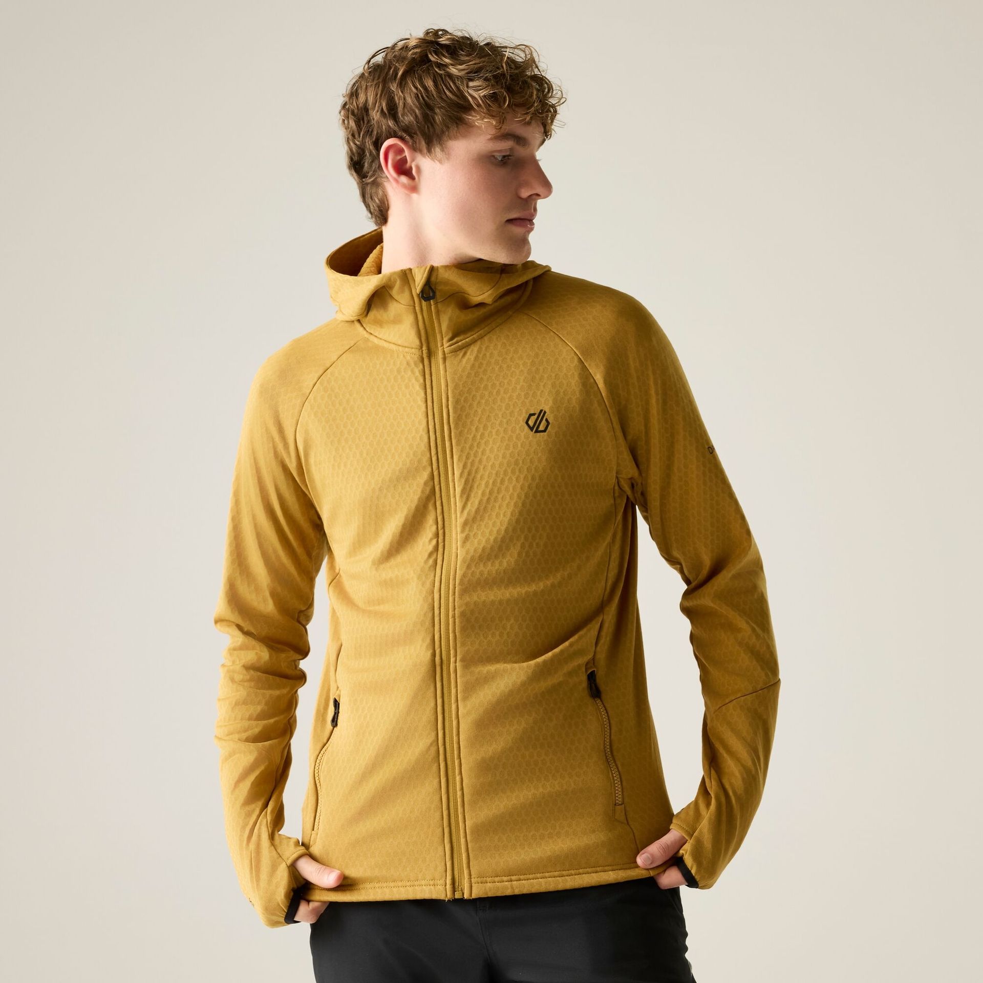 Dare 2b Bluza męska rozsuwana Venture Hooded Brązowy, Rozmiar: 3XL