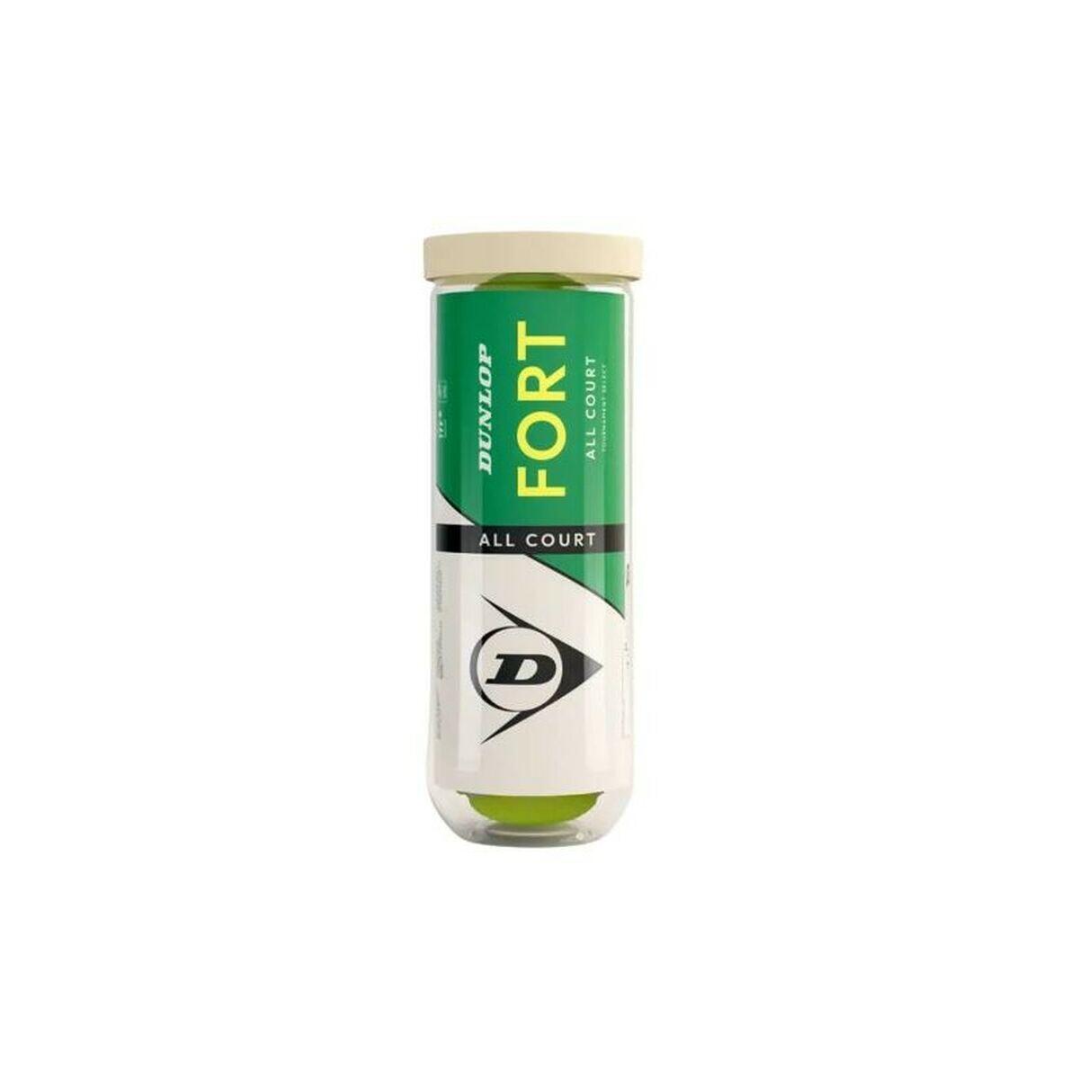 Piłki do Tenisa Dunlop D TB FORT ALL COURT TS 3 PET 601605 Żółty