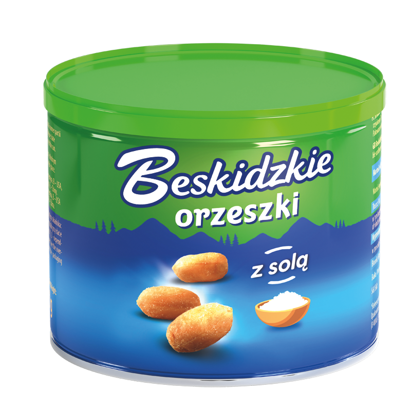 BESKIDZKIE Orzeszki z solą w puszce