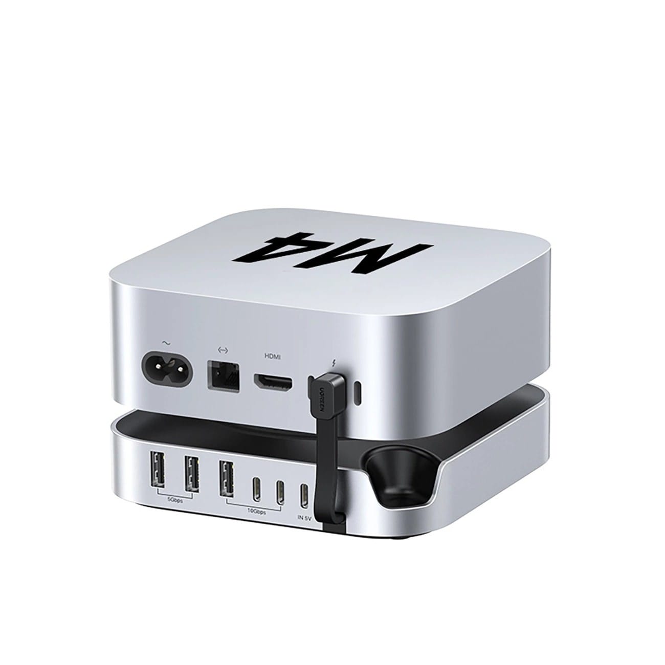 UGREEN USB-C do Mac Mini M4/M4 Pro 11w1 - szara