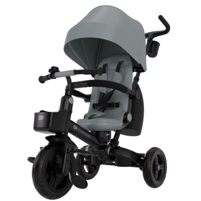 Trójkołowiec KINDERKRAFT Aveo 2 Plus Siedzisko 360° Szary