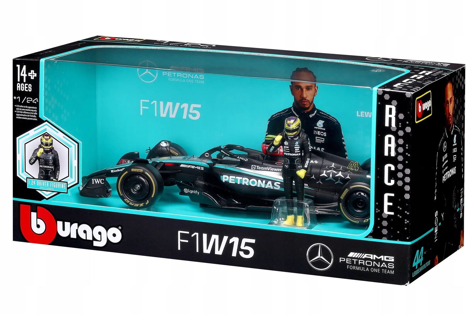 Formula F1w15 Mercedes L.Hamilton 44 124 - model lub pojazd