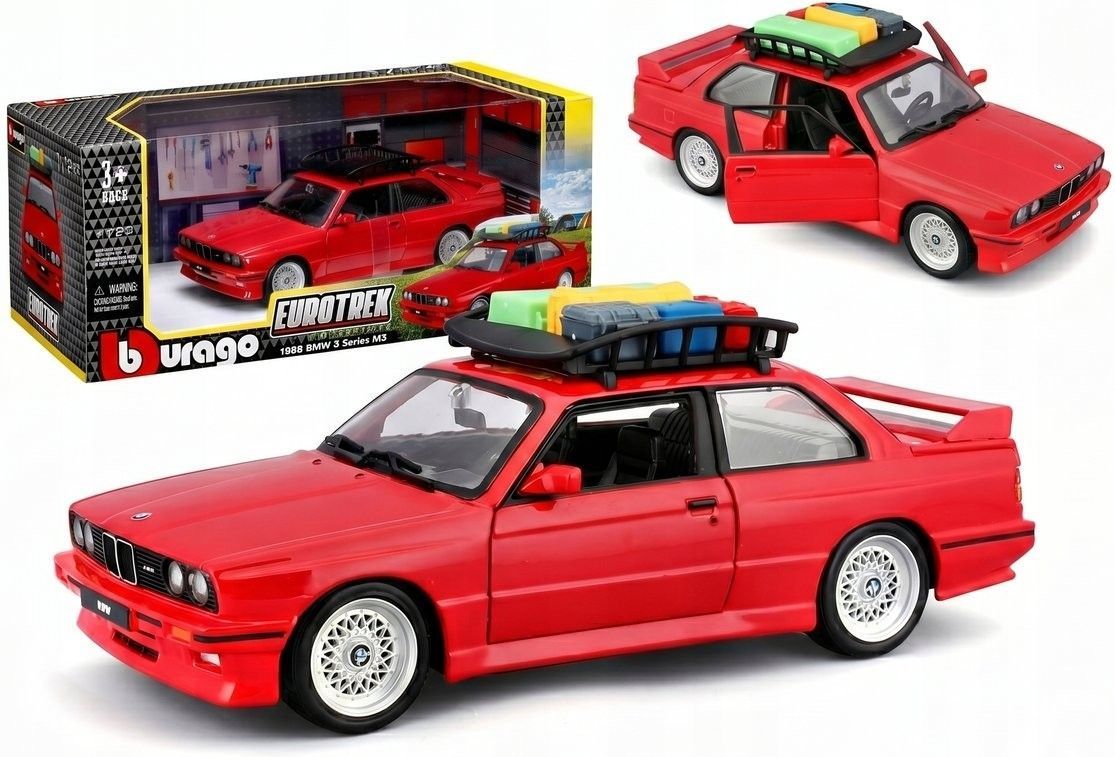 Eurotrek 1988 Bmw 3 M3 Touring czerwony 124 - model lub pojazd