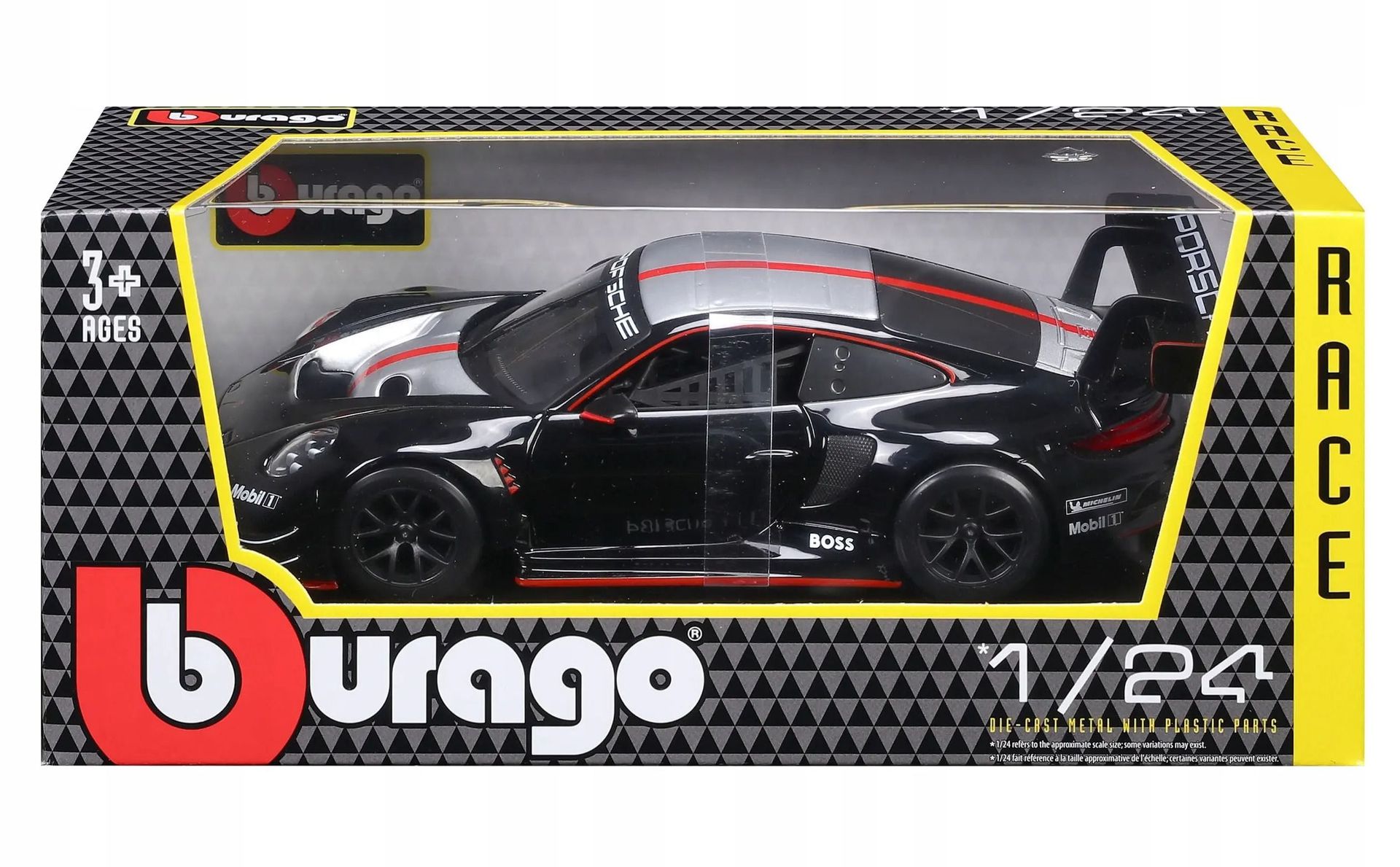 Racing Porsche 911 Gt3 Black Launch 124 - model lub pojazd