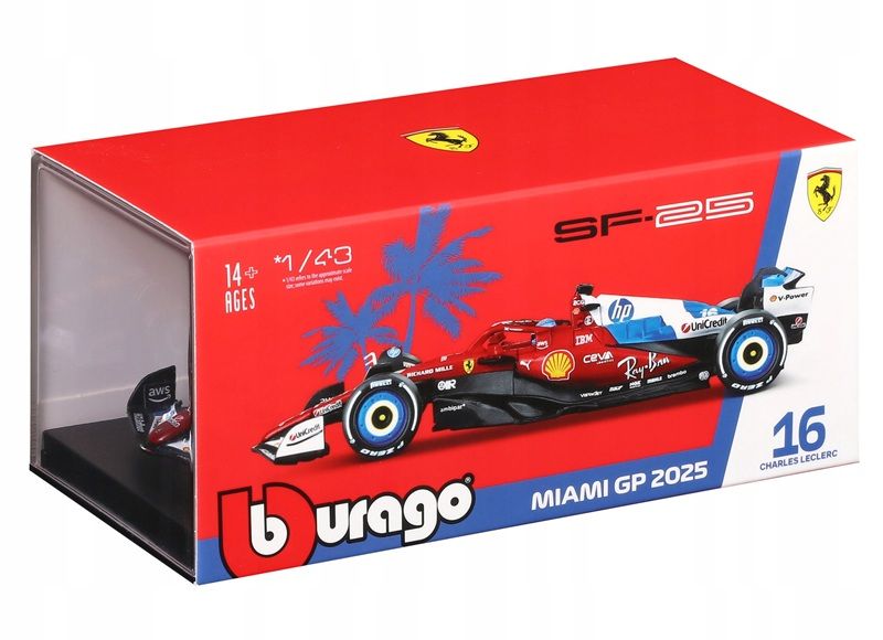 Ferrari Formula Sf25 C.Leclerc 143 - model lub pojazd