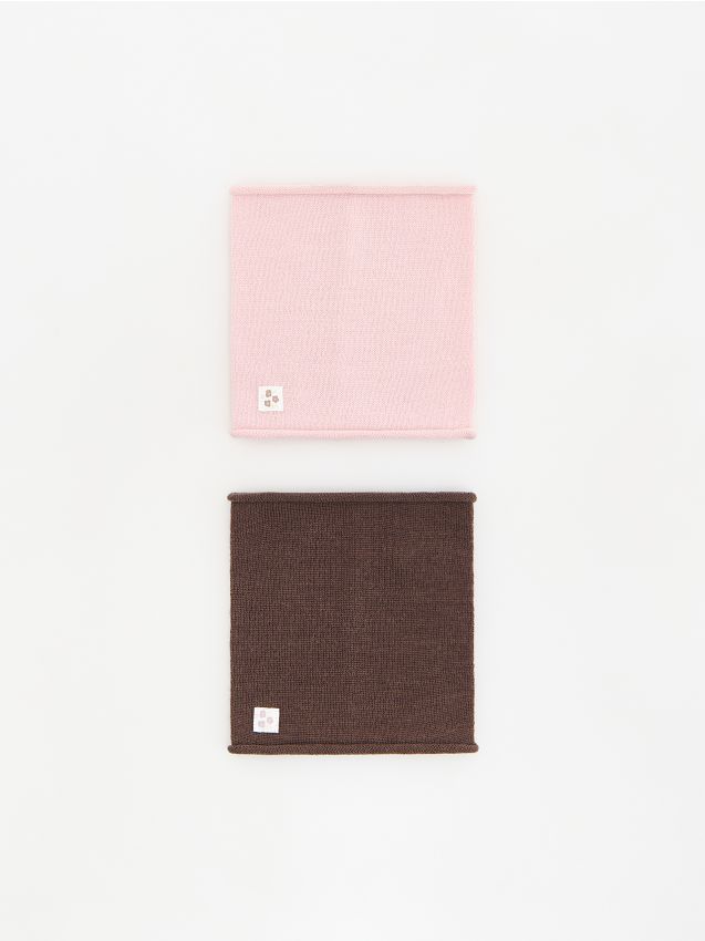 Reserved - Wełniany komin 2 pack - wielobarwny