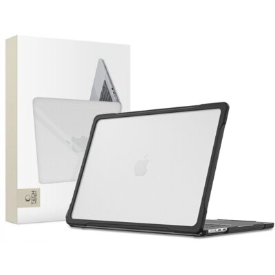 Etui na laptopa TECH-PROTECT Velar do MacBook Pro 14 M1-M5 Pro / M5 Pro Max 2021-2026 Przezroczysto-czarny