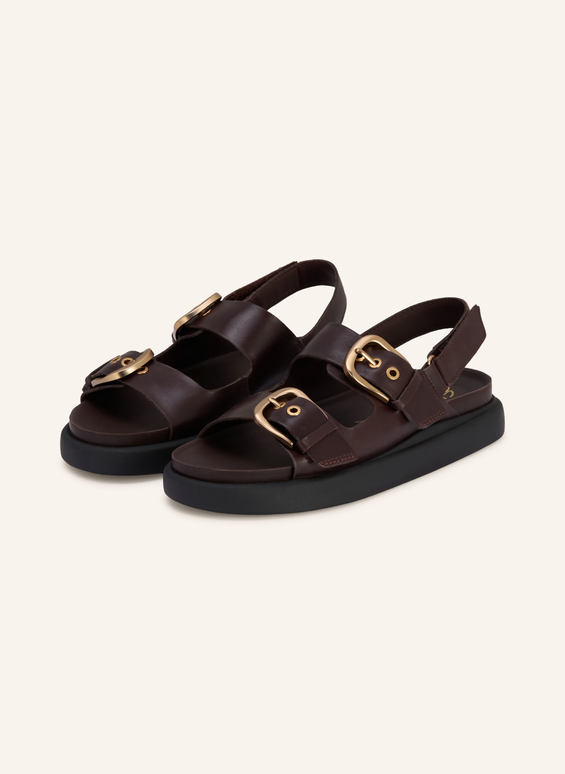Clarks Sandały Aristella Bay braun