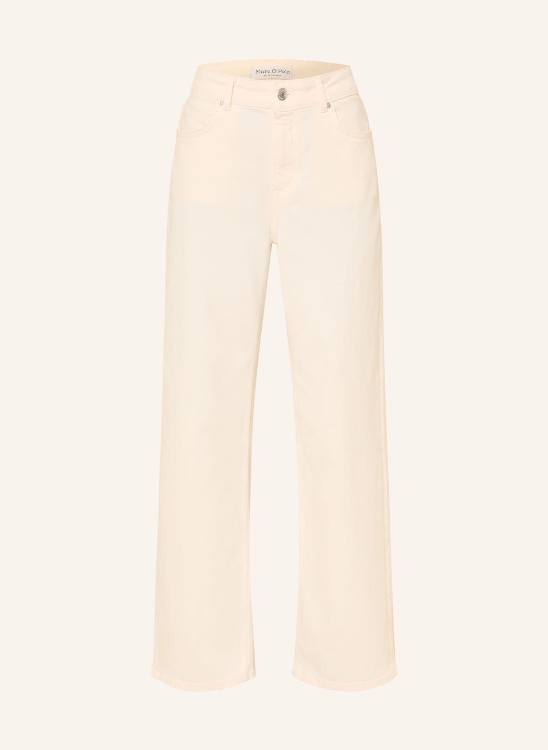 Marc O'polo Jeansy Wide Leg Linn weiss