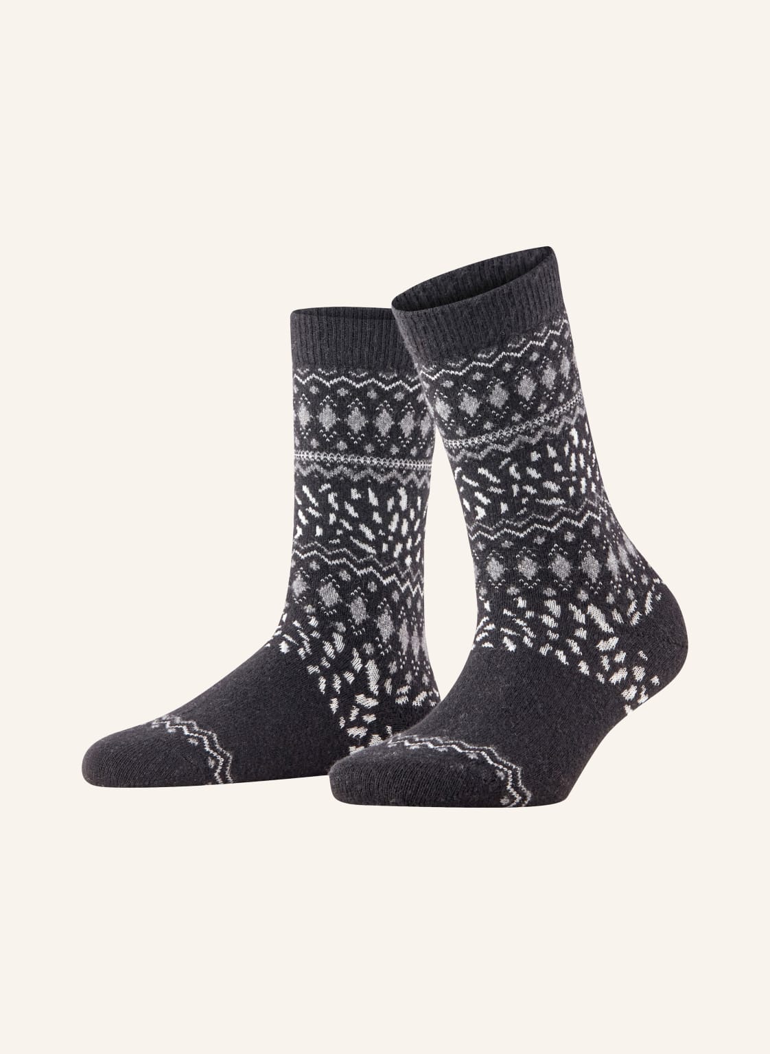 Falke Skarpety Cosy Wool schwarz