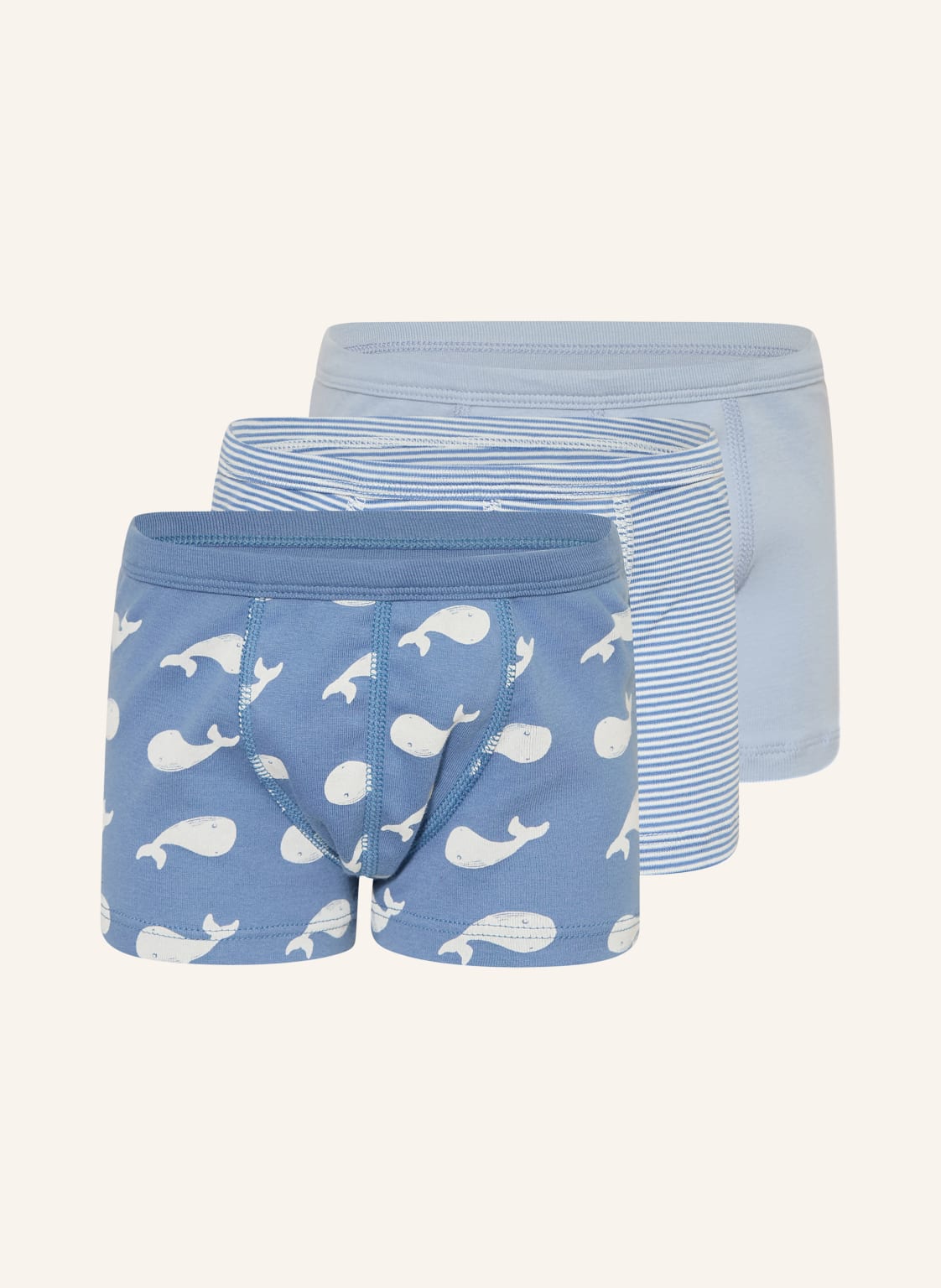 Petit Bateau Zestaw 3 Par Bokserek blau