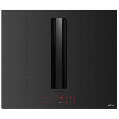 Płyta indukcyjna z wbudowanym okapem ELICA NikolaTesla Alpha Advance SL RAW BA 60 Czarny mat