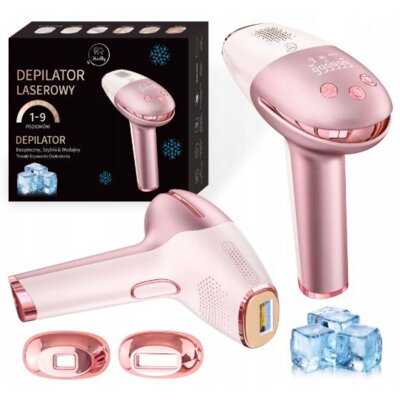 Depilator HEELLY IPL RG-01 Funkcja chłodzenia Wbudowany filtr UV Różowy