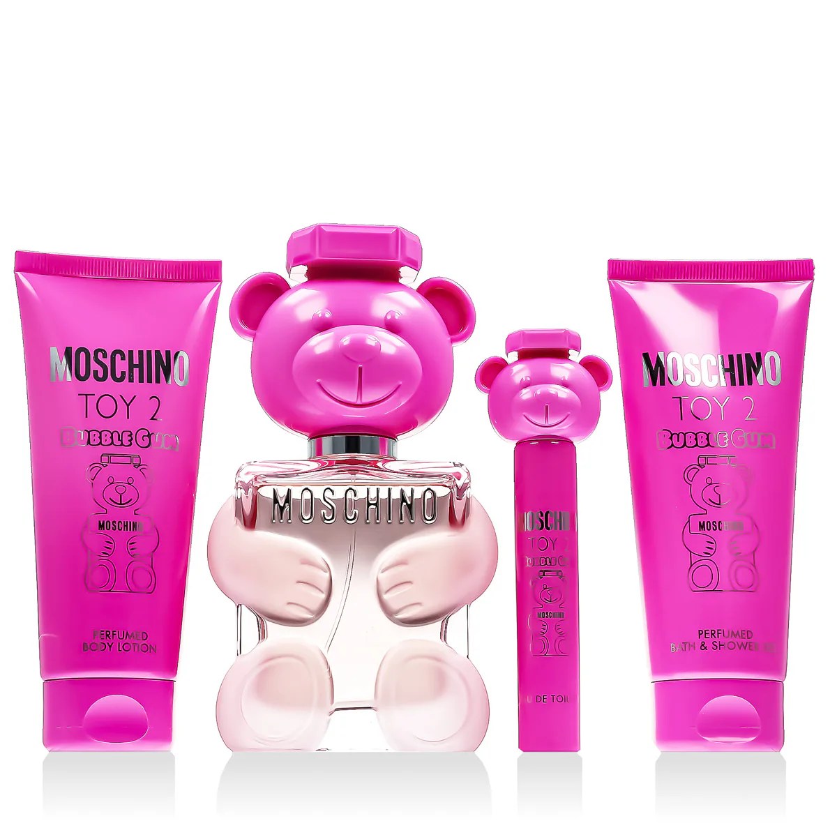 Moschino Toy 2 Bubble Gum zestaw Woda toaletowa 100 ml + Woda toaletowa MINI 10 ml + Mlec
