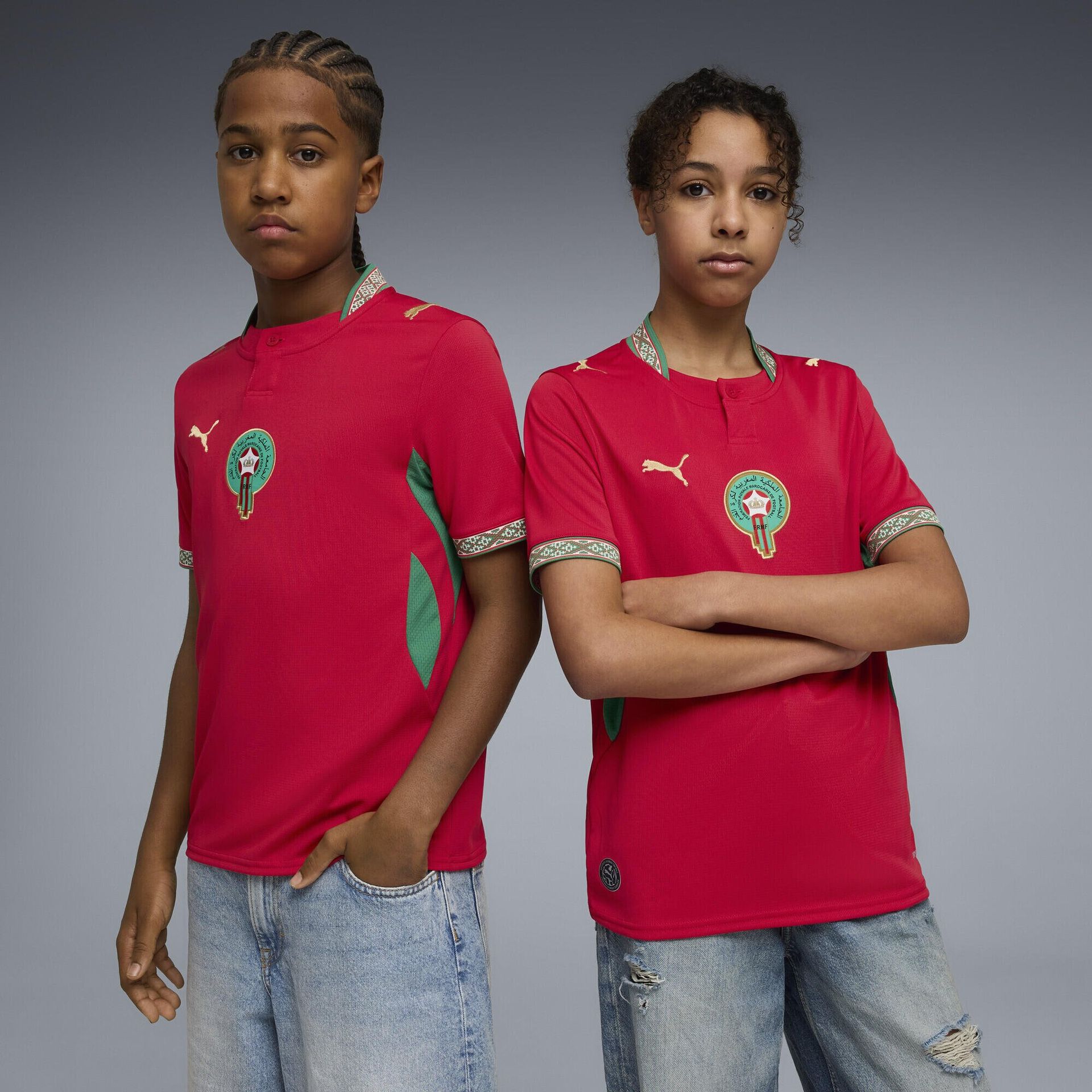 Młodzieżowa koszulka domowa Maroko 2026 PUMA