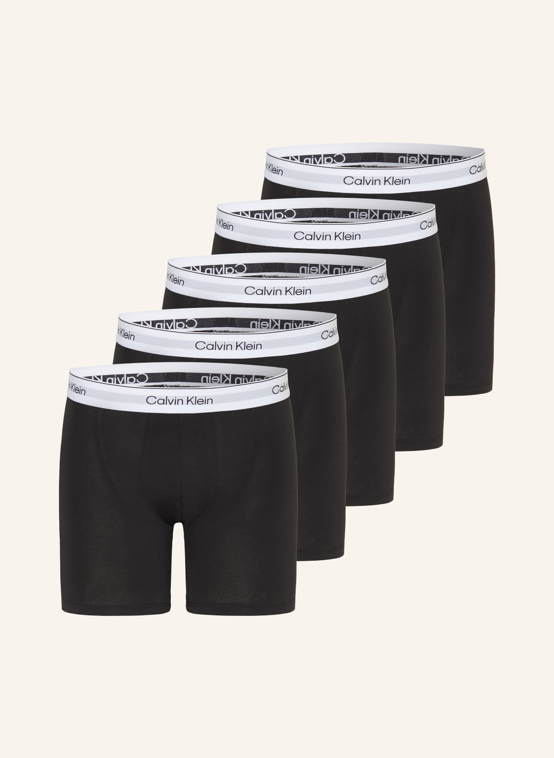 Calvin Klein Bokserki, 5 Szt. schwarz