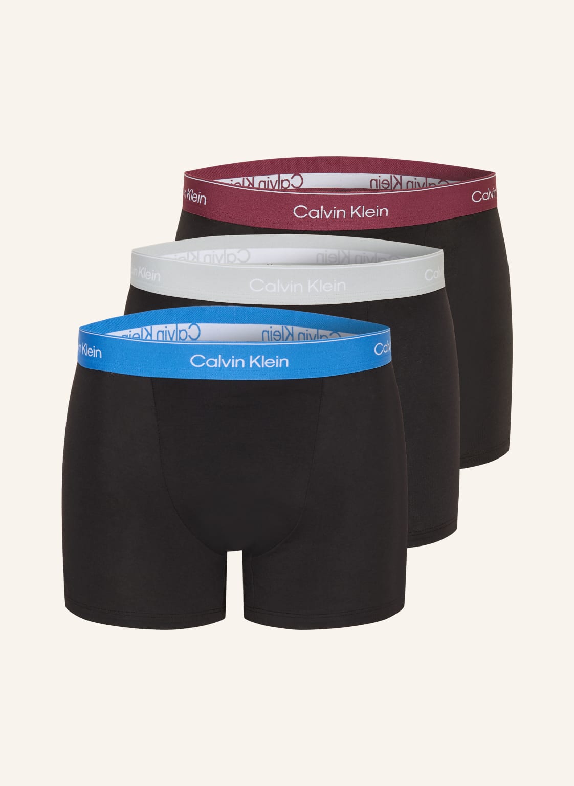 Calvin Klein Bokserki Icon Cotton Relaxed Fit, 3 Szt schwarz