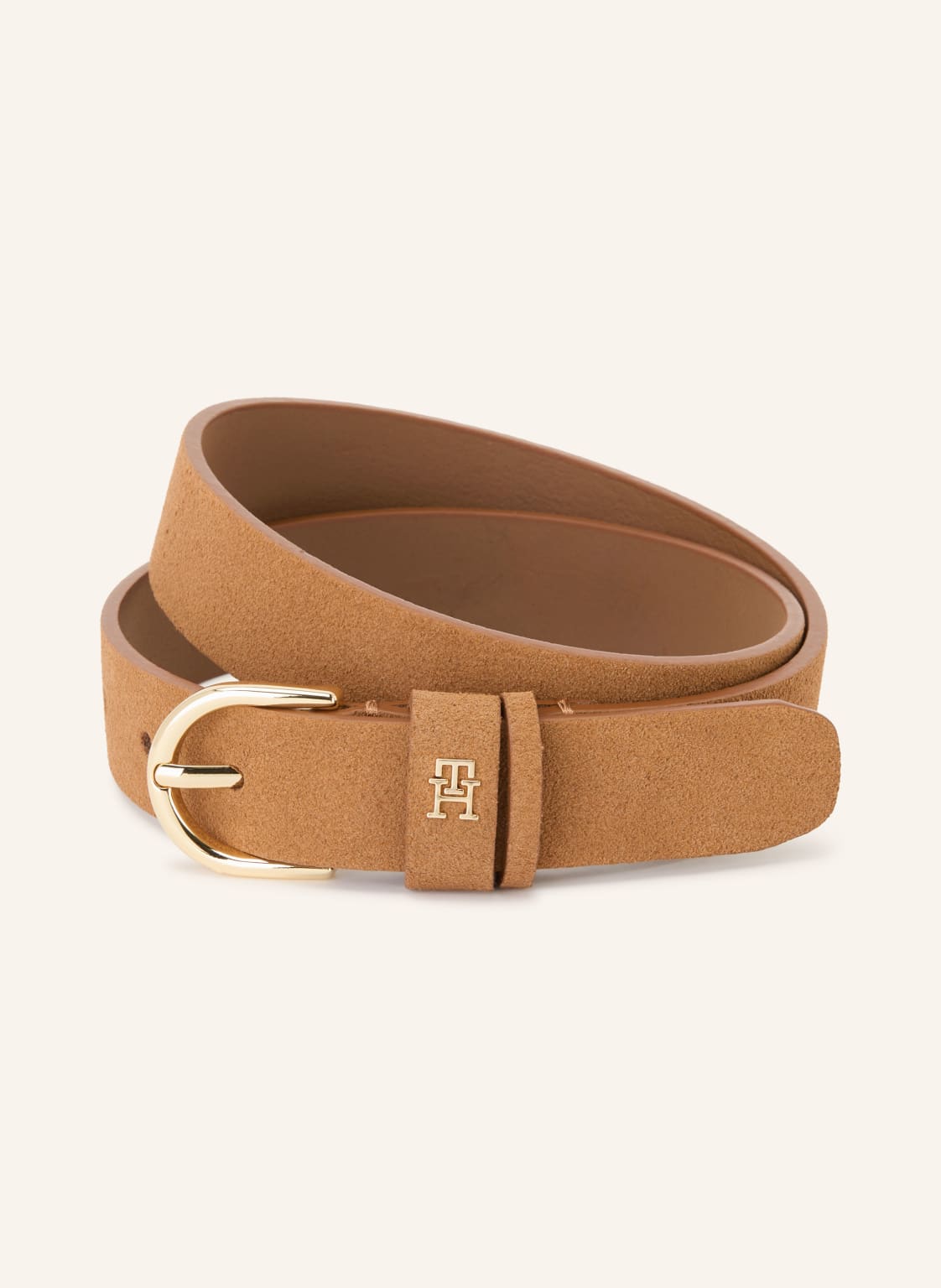 Tommy Hilfiger Pasek Skórzany braun