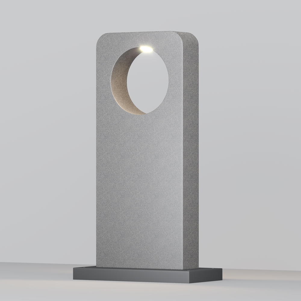 Maytoni BETONE lampa stojąca ogrodowa 74cm betonowa LED 7W 3000K IP65 O469FL-L7CM3K1