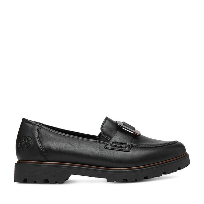 Loafersy Rieker CEO-45553-00 Czarny