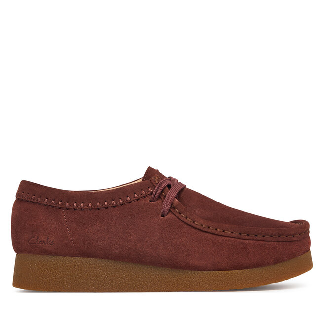 Półbuty Clarks WallabeeEVOSh 26329301 Bordowy