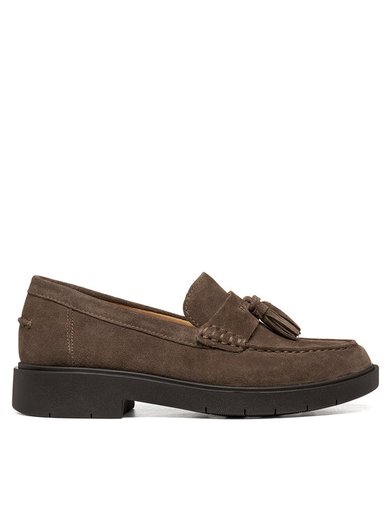 Geox Loafersy D Spherica Ec1 B D65DKA 22 C6029 Brązowy jasny