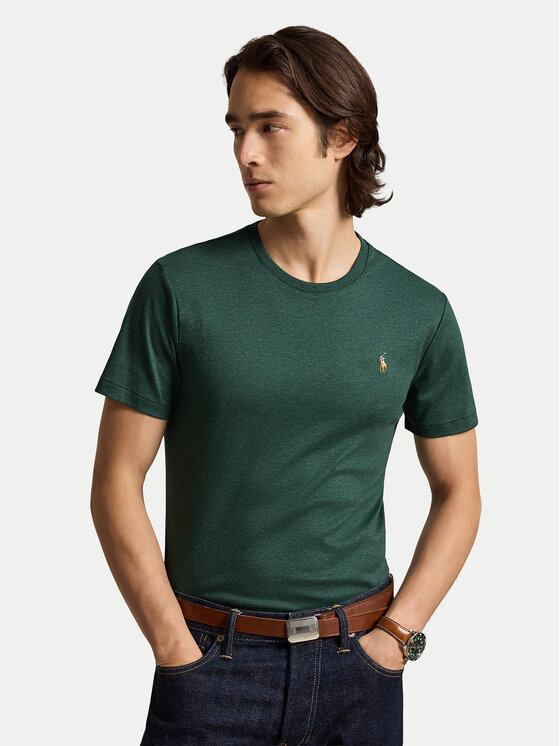 Polo Ralph Lauren T-Shirt 710740727510 Zielony Regular Fit