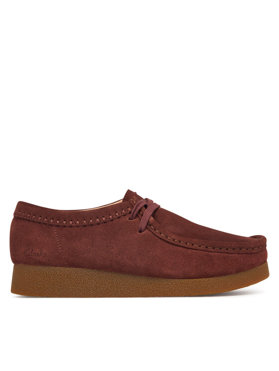 Clarks Półbuty WallabeeEVOSh 26329301 Bordowy