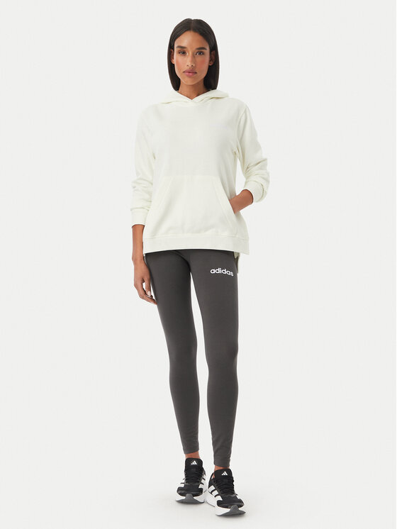 adidas Komplet bluza i legginsy Leisure KD8264 Kremowy Regular Fit
