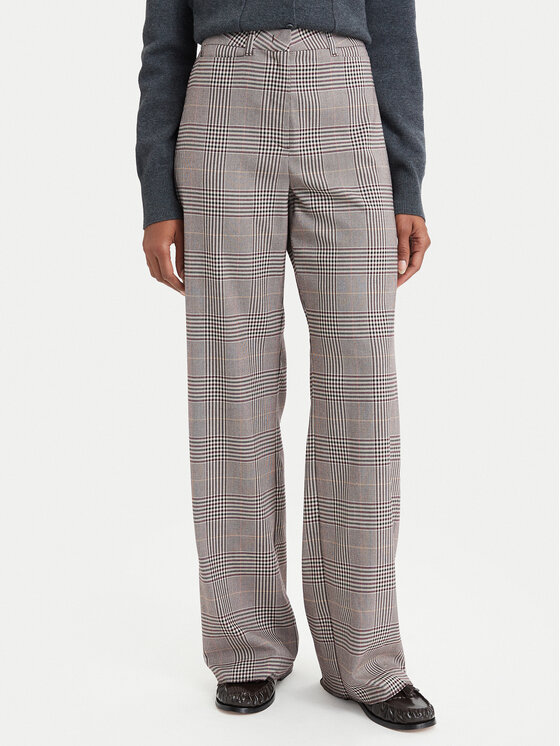 Marella Spodnie materiałowe Canapa 2623136061 Beżowy ciemny Regular Fit
