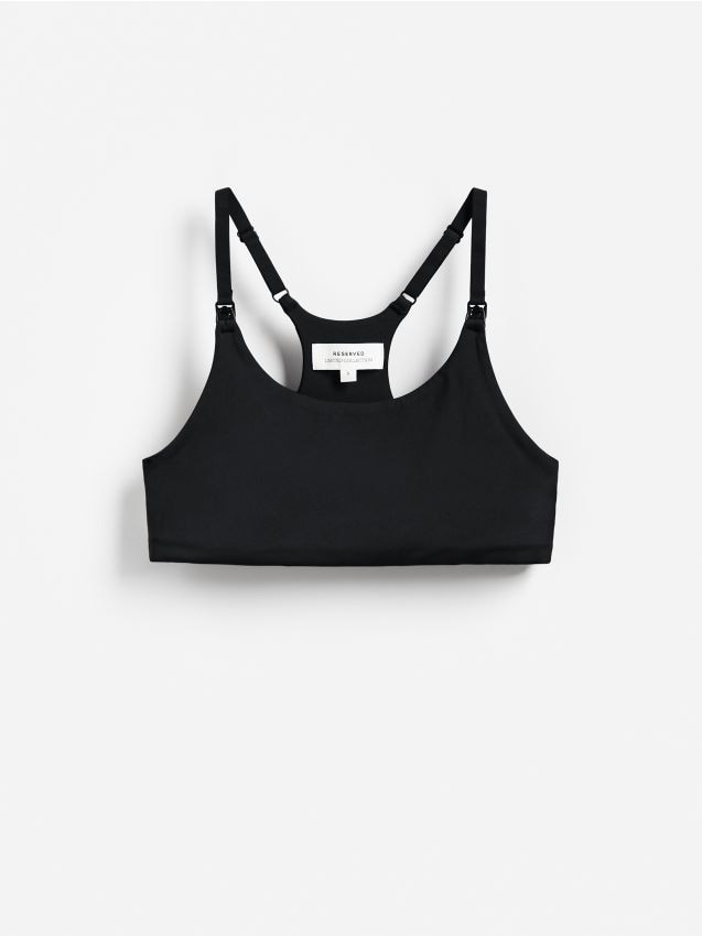 Reserved - Sportowy top - czarny