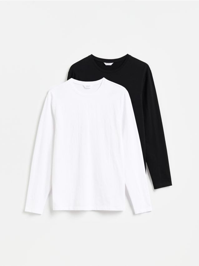 Reserved - Longsleeve slim 2 pack - wielobarwny