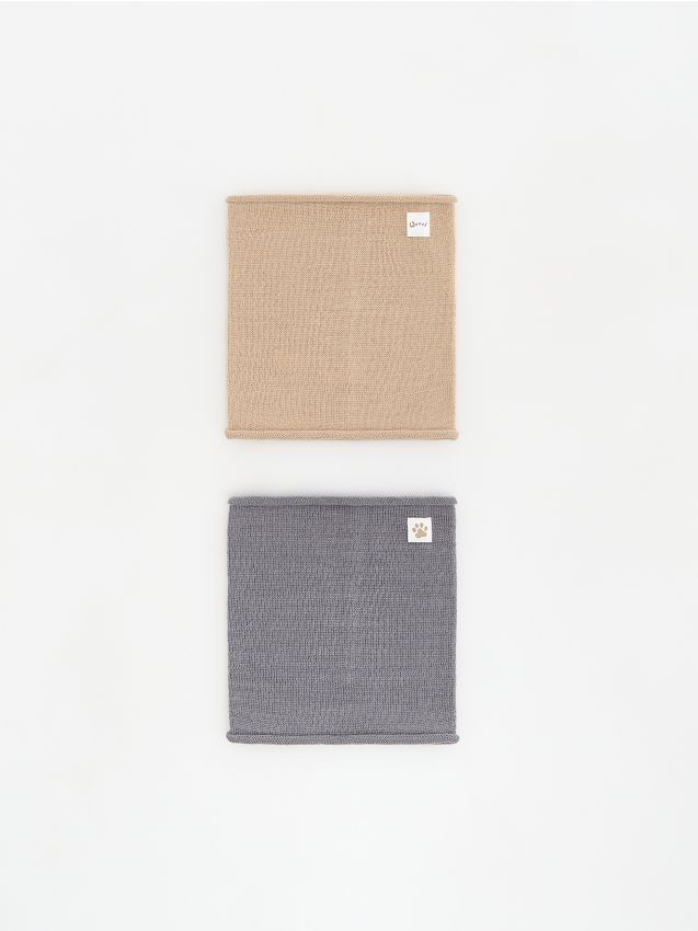 Reserved - Wełniany komin 2 pack - wielobarwny