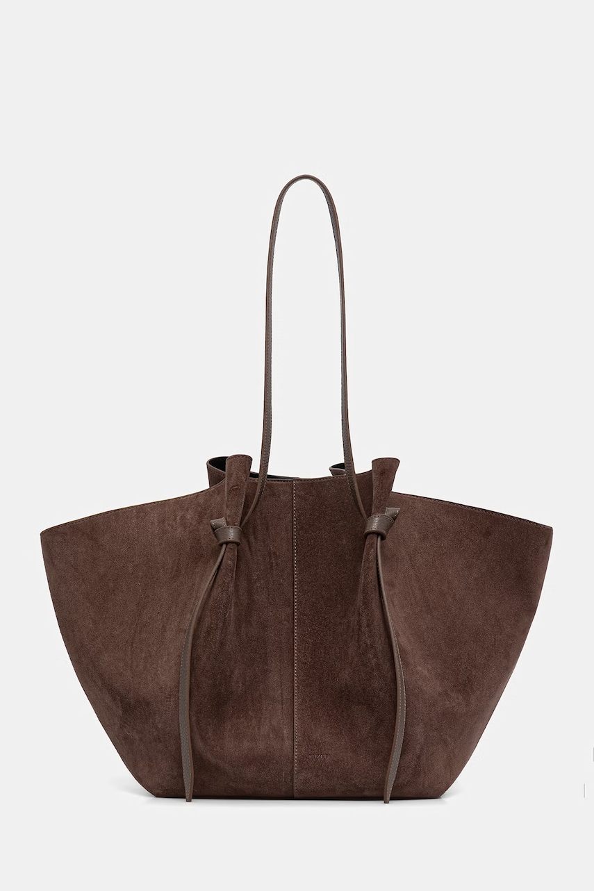 Yuzefi XL MOCHI torebka shopper damska zamszowa